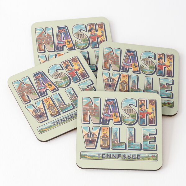 Item preview, Nashville Tennessee Font Art  designed and sold by Milasneeze.