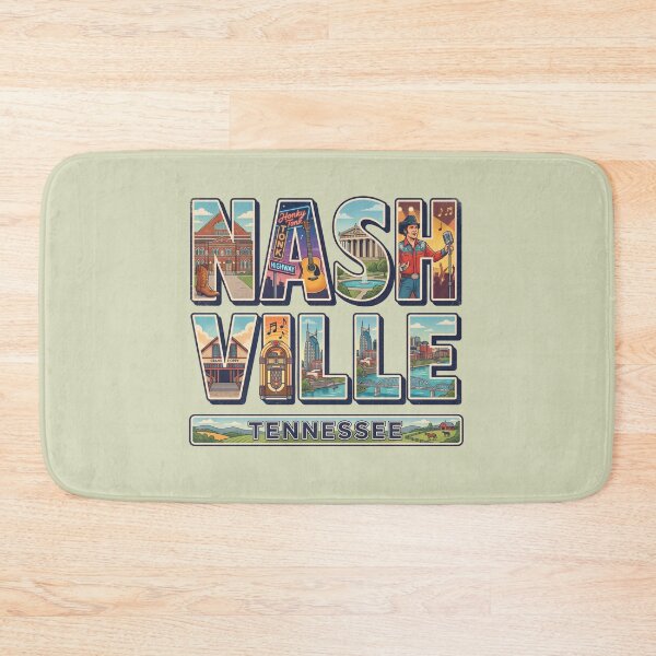 Item preview, Nashville Tennessee Font Art  designed and sold by Milasneeze.