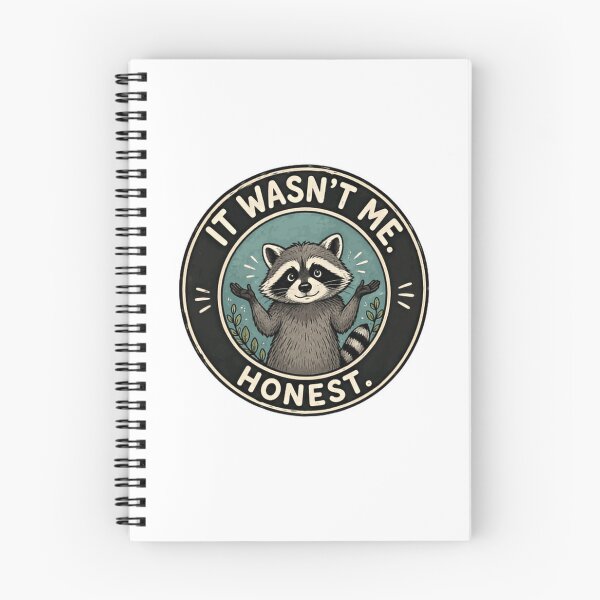 Item preview, It Wasn't Me. Honest. Raccoon Funny Animal Lover Humor designed and sold by RetroMini2026.