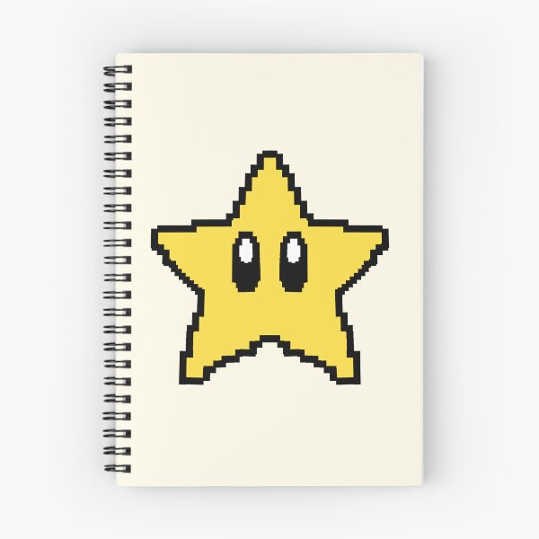Item preview, Super Mario Power Star⁠ pixel art⁠ designed and sold by Shiningsticker8.