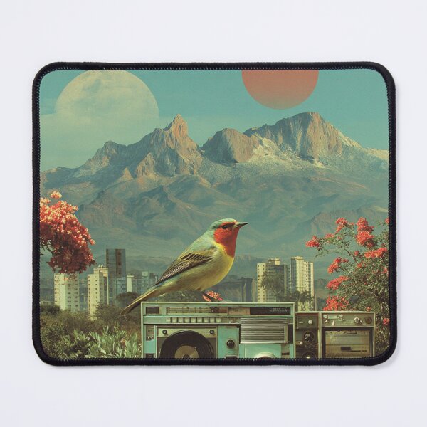 Item preview, The Songbird and the Boombox designed and sold by SpaceCadetGlow.