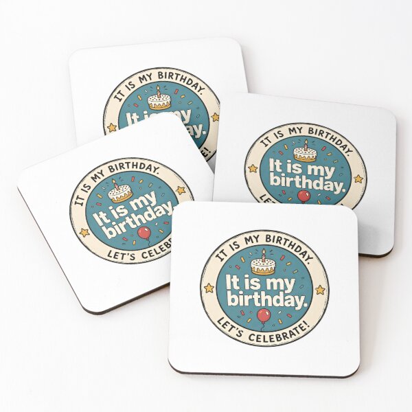 Item preview, It Is My Birthday. It Is My Birthday. Let's Celebrate! Birthday Party Celebrant designed and sold by RetroMini2026.