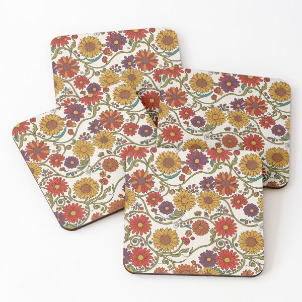 Item preview, Retro  Groovy 70s Florals designed and sold by Ditstyle.