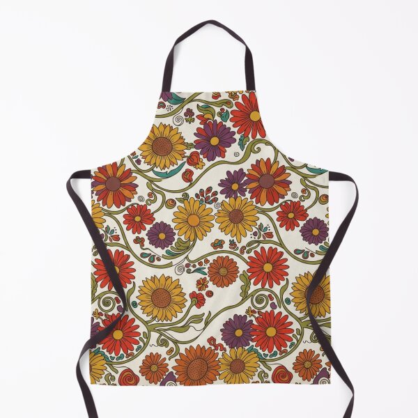 Item preview, Retro Groovy 70s Florals designed and sold by Ditstyle.