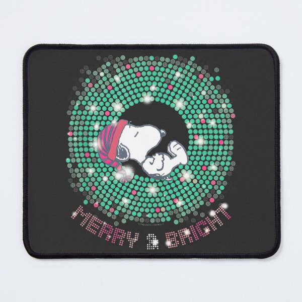 Item preview, Snoopy Asleep Merry And Bright Peanuts Christmas Holiday Design ⭐⭐⭐⭐⭐ designed and sold by kimcstein.