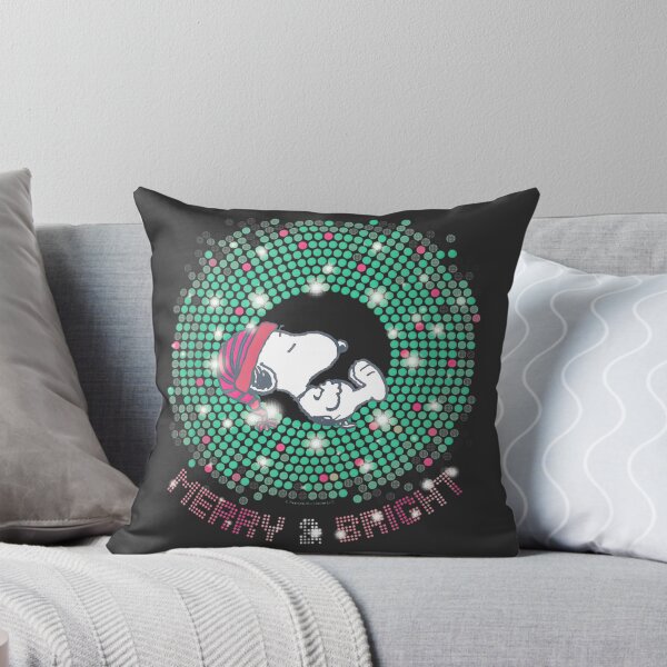 Item preview, Snoopy Asleep Merry And Bright Peanuts Christmas Holiday Design ⭐⭐⭐⭐⭐ designed and sold by kimcstein.