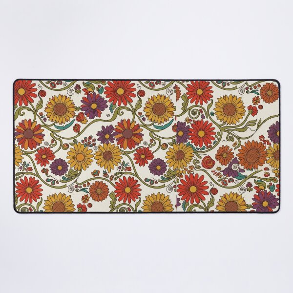 Item preview, Retro Groovy 70s Florals designed and sold by Ditstyle.
