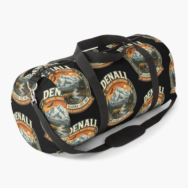 Item preview, Denali National Park Alaska Mountain Wildlife Vintage designed and sold by lorna-saway.