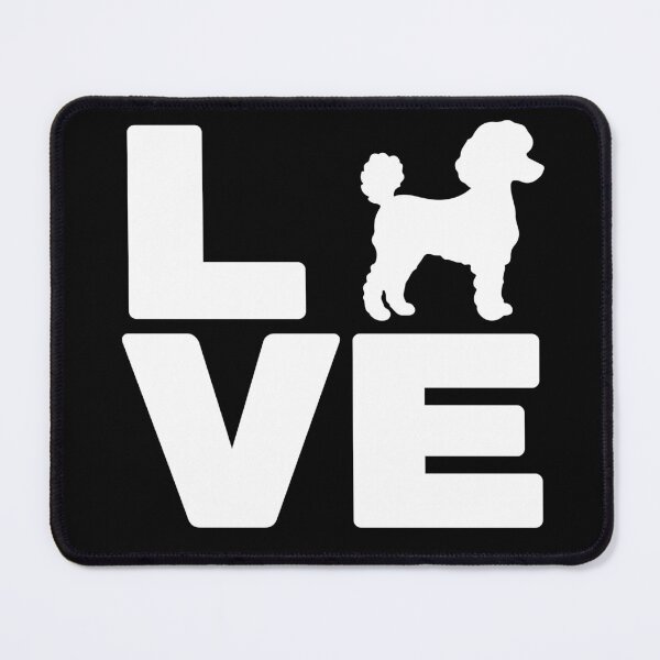 Item preview, LOVE Poodle Shirt – Cute Poodle Dog Lover Graphic Tee – Poodle Mom Gift designed and sold by RollForDesignCo.