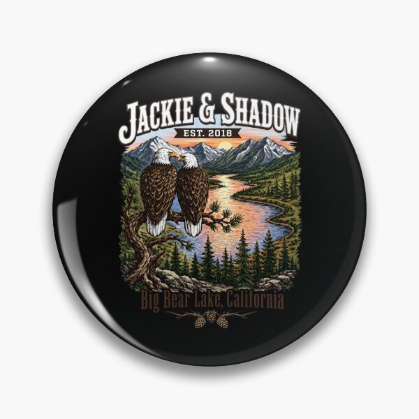 Item preview, Jackie And Shadow Big Bear Lake Bald Eagle Nature designed and sold by weepyzumi.