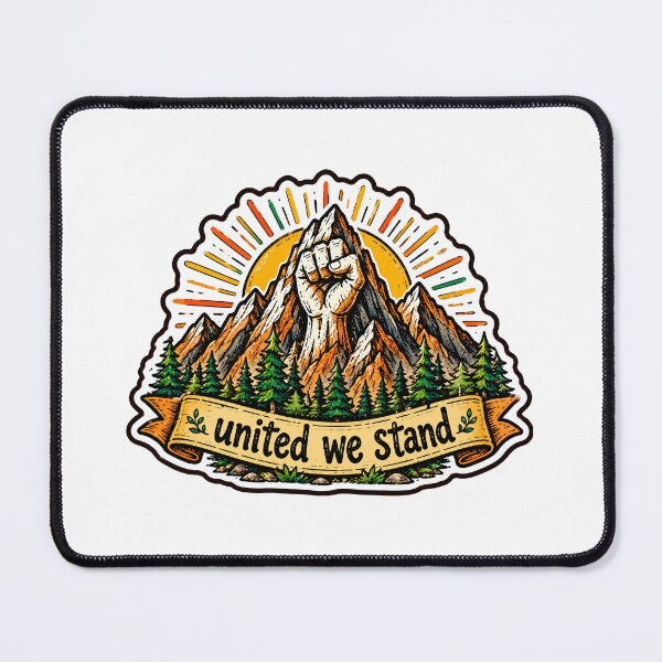Item preview, United We Stand Mountain Fist designed and sold by AliveStyle.