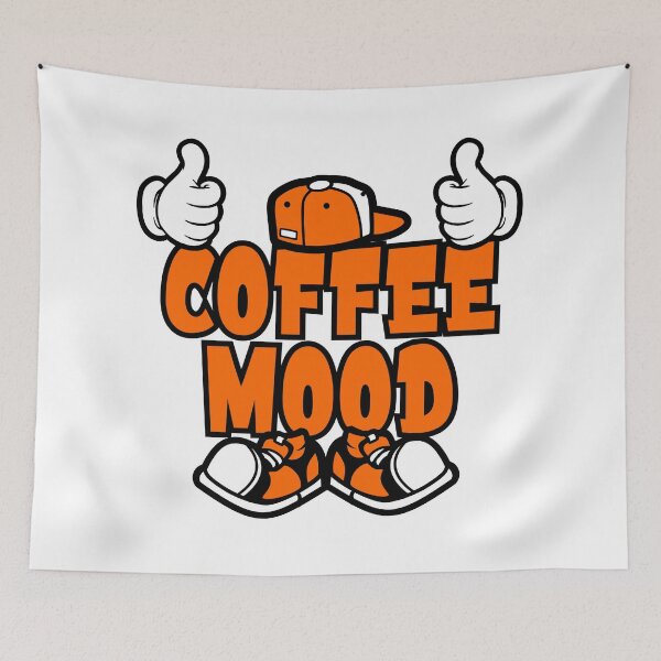 Item preview, COFFEE MOOD - DRINK Street Lettering Cartoon Character  designed and sold by NFTWords.