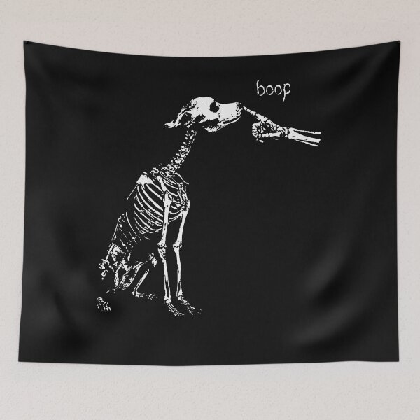 Item preview, Boop Funny Dog Skeleton Boop Halloween Night Dog designed and sold by JamesCrArt.