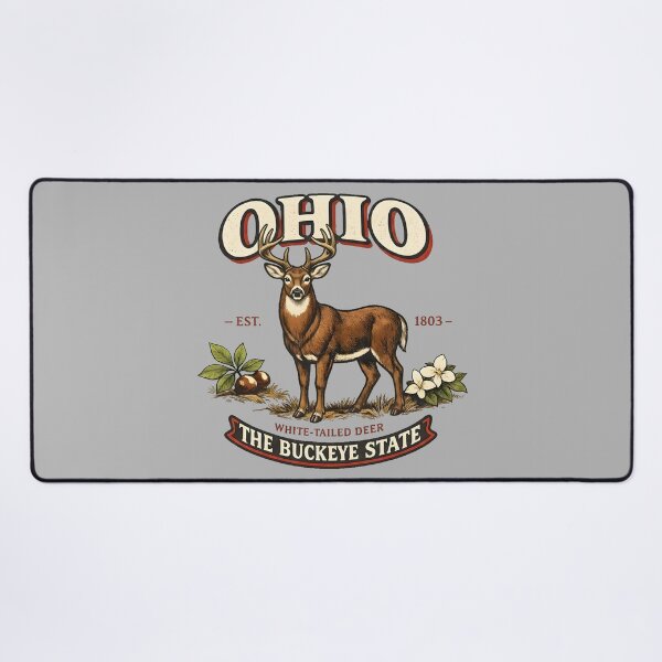 Item preview, Ohio Buckeye State Vintage Wildlife designed and sold by radiogalaxy.