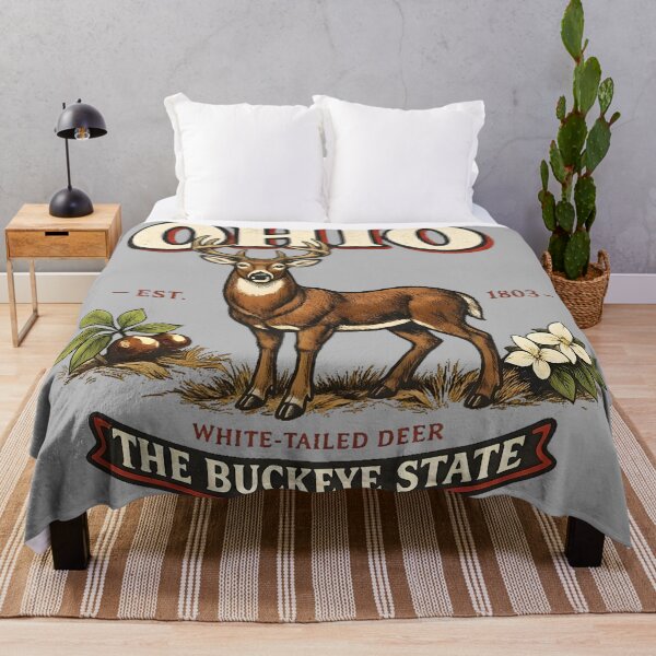 Item preview, Ohio Buckeye State Vintage Wildlife designed and sold by radiogalaxy.