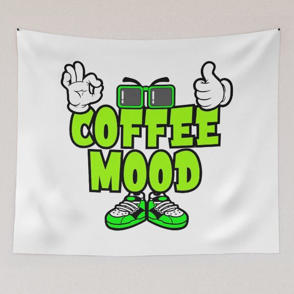 Item preview, COFFEE MOOD - FOOD Design Character Bold Retro designed and sold by NFTWords.