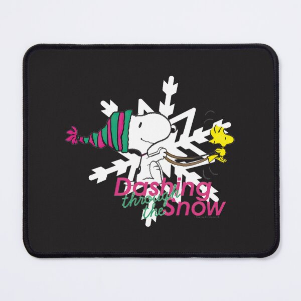 Item preview, Peanuts Christmas Snoopy And Woodstock Dashing Through The Snow Holiday Design ⭐⭐⭐⭐⭐ designed and sold by kimcstein.