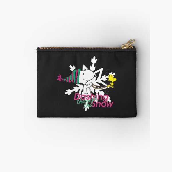 Item preview, Peanuts Christmas Snoopy And Woodstock Dashing Through The Snow Holiday Design ⭐⭐⭐⭐⭐ designed and sold by kimcstein.