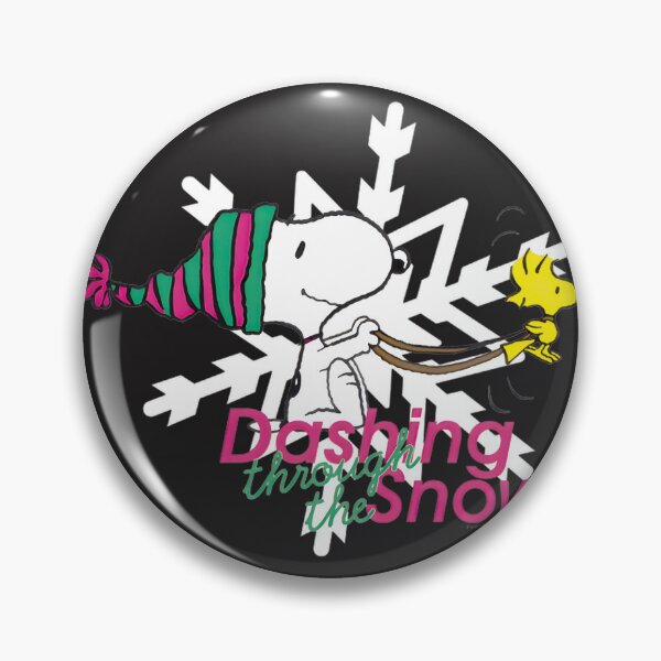 Item preview, Peanuts Christmas Snoopy And Woodstock Dashing Through The Snow Holiday Design ⭐⭐⭐⭐⭐ designed and sold by kimcstein.