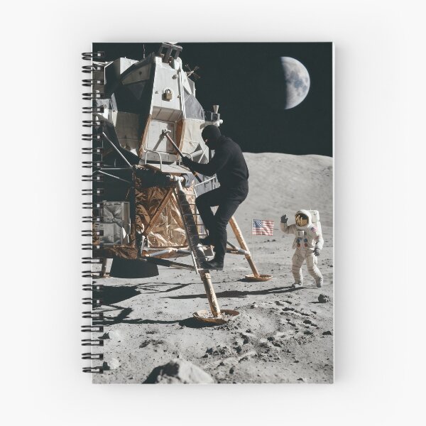Item preview, Burglar breaking into lunar lander designed and sold by WiseBow.