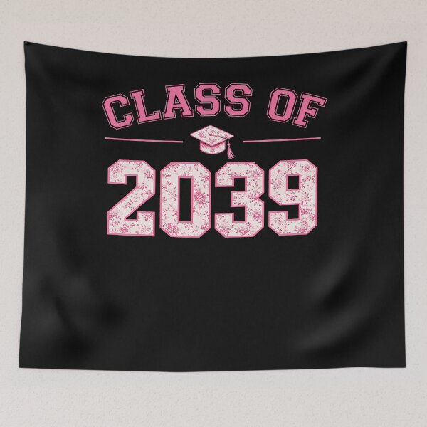Item preview, Class Of 2039 Grow With Me Pre-K Pink Toile 2039 Graduation designed and sold by JamesCrArt.