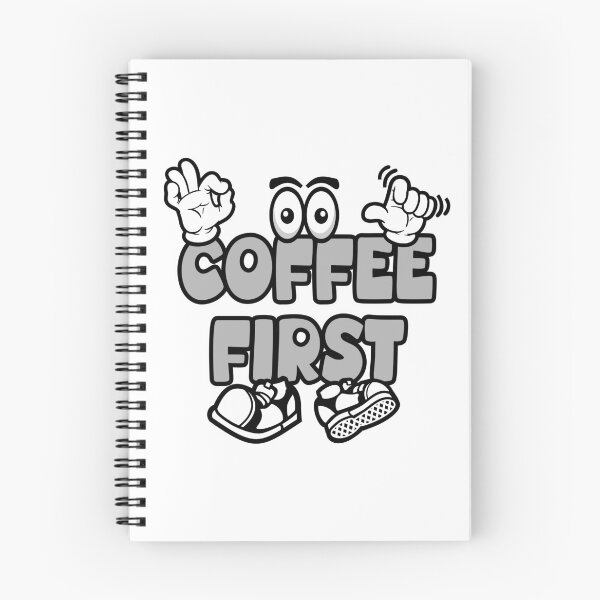 Item preview, COFFEE FIRST - FOOD Grafitti Character Bold Retro designed and sold by NFTWords.