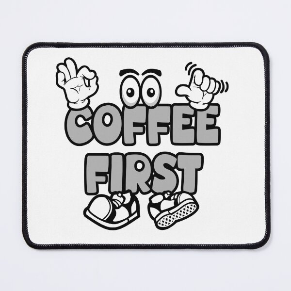 Item preview, COFFEE FIRST - FOOD Grafitti Character Bold Retro designed and sold by NFTWords.