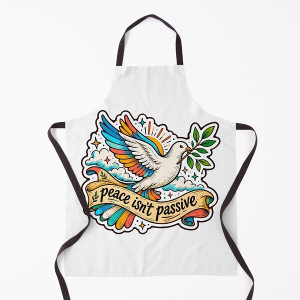 Item preview, Peace Isn't Passive Dove designed and sold by AliveStyle.