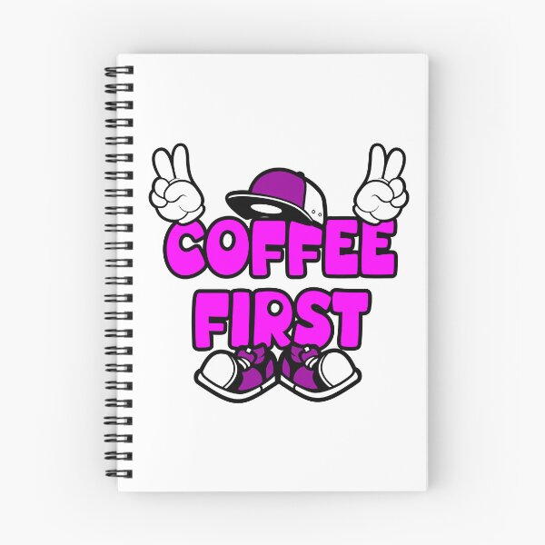 Item preview, COFFEE FIRST - DRINK Lettering Comic Words Funny  designed and sold by NFTWords.