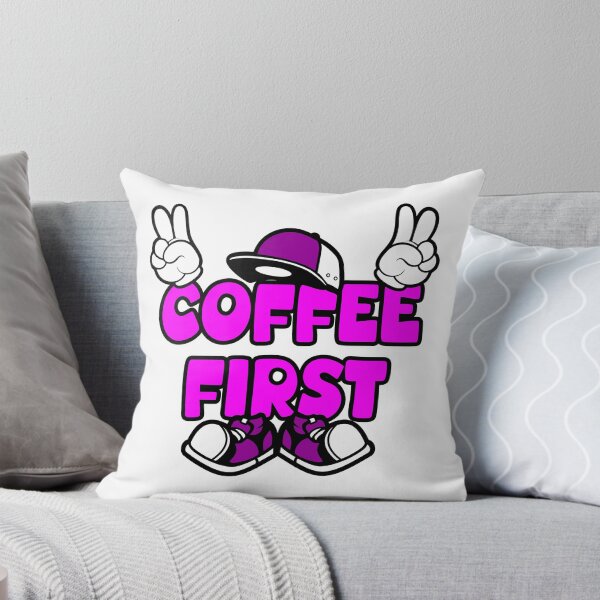 Item preview, COFFEE FIRST - DRINK Lettering Comic Words Funny  designed and sold by NFTWords.