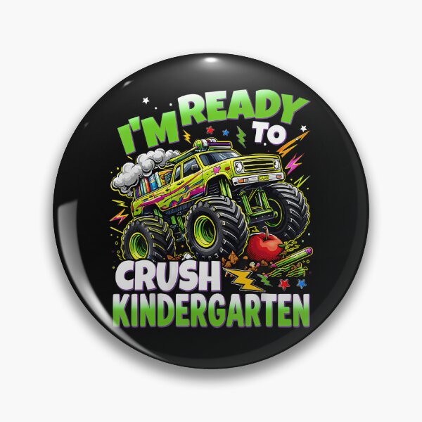 Item preview, I'm Ready To Crush Kindergarten Monster Truck designed and sold by JamesCrArt.