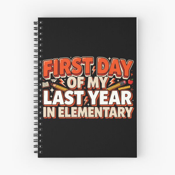 Item preview, First Day of My Last Year in Elementary Student Milestone designed and sold by Redgiant87x.