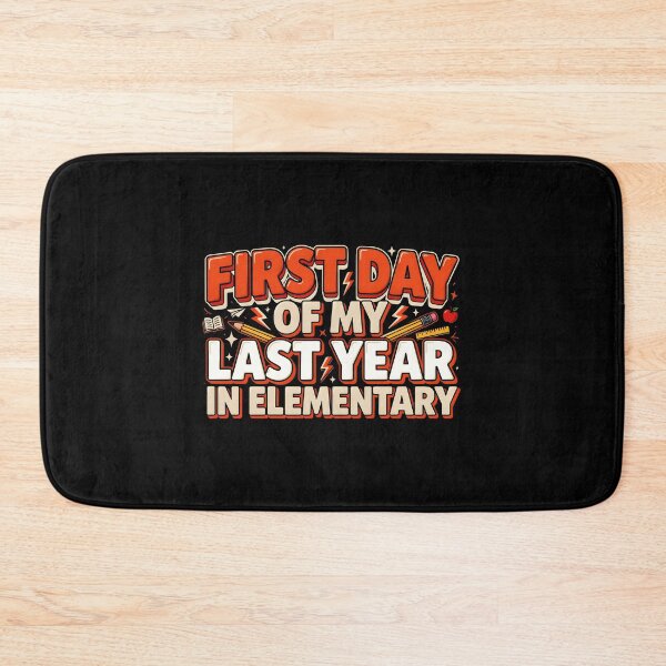 Item preview, First Day of My Last Year in Elementary Student Milestone designed and sold by Redgiant87x.