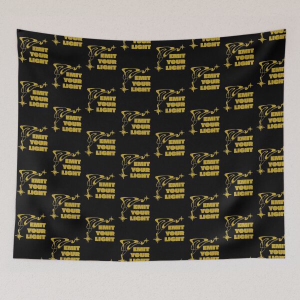 Item preview, Retro Gold Emit Your Light designed and sold by Emit Eminence.