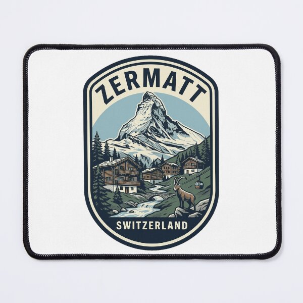 Item preview, Vintage Zermatt Switzerland Matterhorn Mountain Travel Badge designed and sold by k3rstman1.