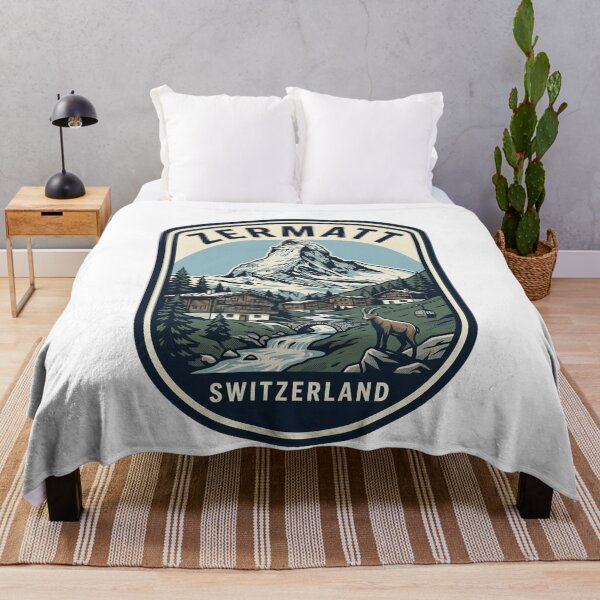 Item preview, Vintage Zermatt Switzerland Matterhorn Mountain Travel Badge designed and sold by k3rstman1.