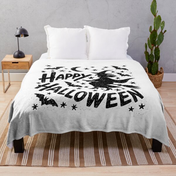 Item preview, Happy Halloween Witchy Night – Spooky Bats, Moon & Stars Halloween Design designed and sold by Ramona-Gliga.