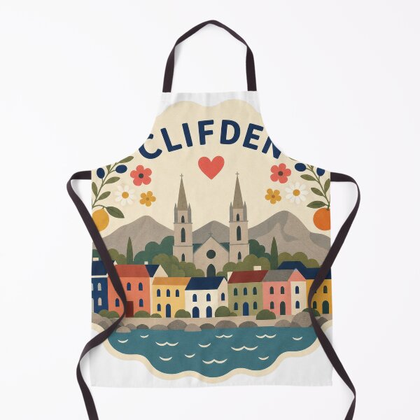Item preview, Clifden Ireland Travel Souvenir Modern Folk Art designed and sold by VisualArtsOasis.
