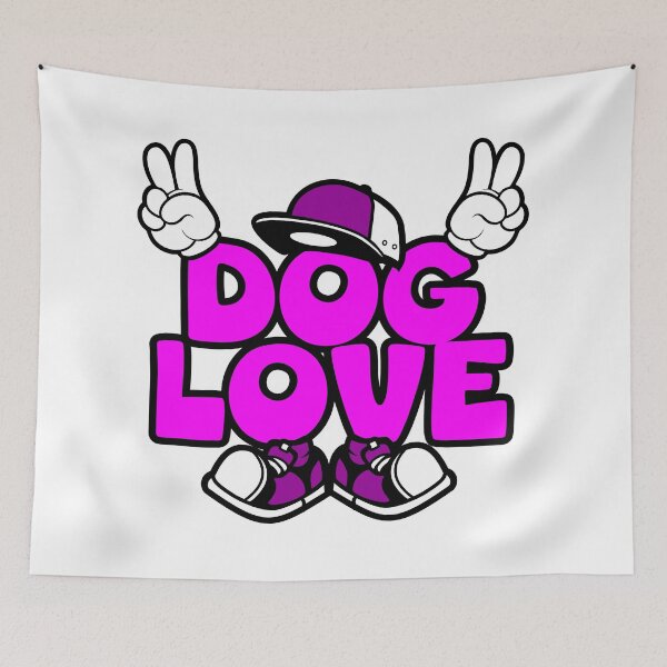 Item preview, DOG LOVE - PETS Lettering Comic Words Funny  designed and sold by NFTWords.