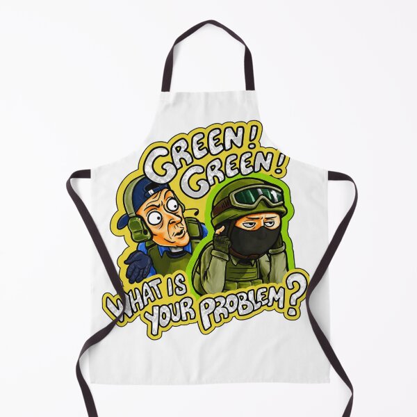 Item preview, Green Green What Is Your Problem – Funny CS2 Gaming Meme designed and sold by Lumvero.
