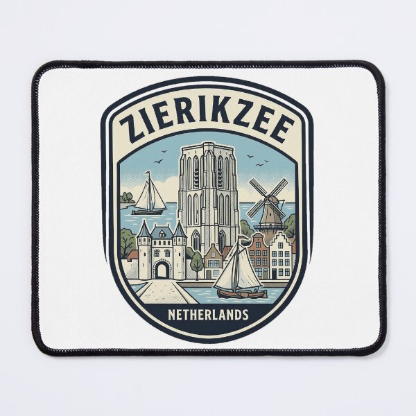 Item preview, Zierikzee Netherlands Vintage Travel Badge designed and sold by k3rstman1.