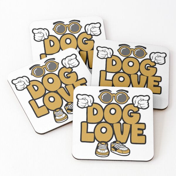 Item preview, DOG LOVE - PETS Words Character Bold Retro designed and sold by NFTWords.