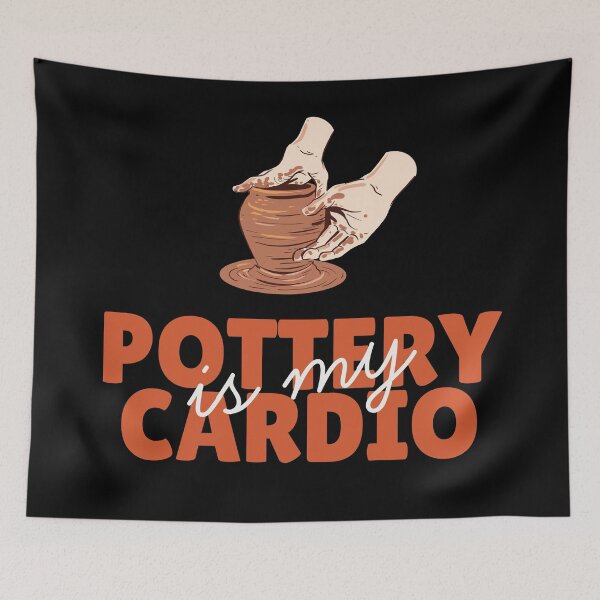 Item preview, Pottery is my cardio | Pottery lover gift designed and sold by EmotionArt.