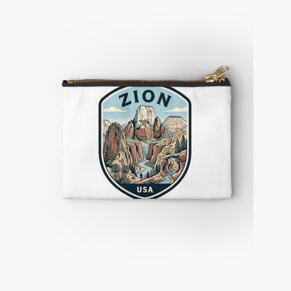 Item preview, Zion National Park Utah USA Vintage Hiking Emblem designed and sold by k3rstman1.