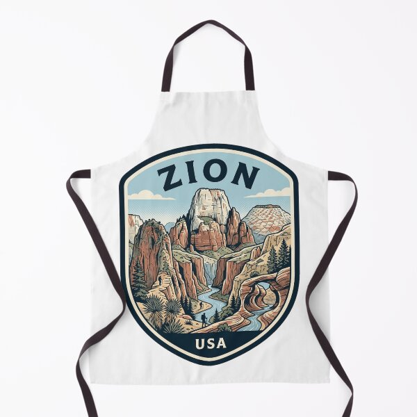 Item preview, Zion National Park Utah USA Vintage Hiking Emblem designed and sold by k3rstman1.