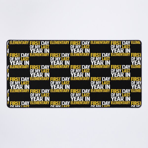 Item preview, First Day of My Last Year in Elementary Back to School Fun designed and sold by Redgiant87x.