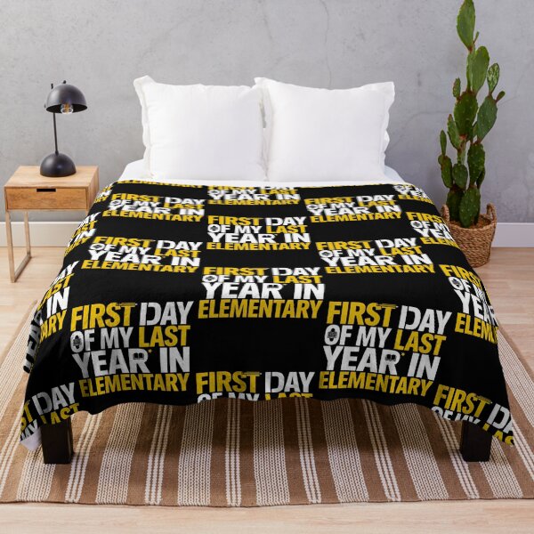 Item preview, First Day of My Last Year in Elementary Back to School Fun designed and sold by Redgiant87x.
