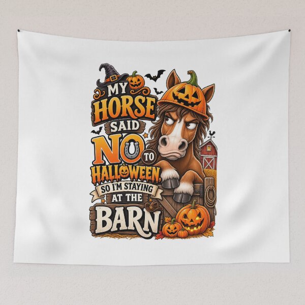 Item preview, Funny Halloween Horse Lover – My Horse Said No designed and sold by Ayden World.