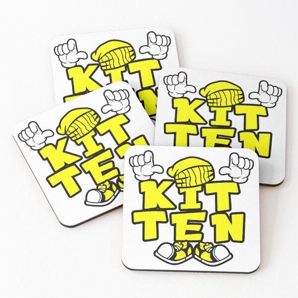 Item preview, KITTEN - PETS Cartoon Character Bold Retro designed and sold by NFTWords.