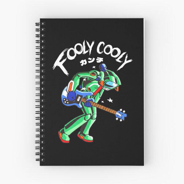 Item preview, Canti FLCL Fooly Cooly Kanji Robot Playing Electric Bass Guitar designed and sold by weepyzumi.